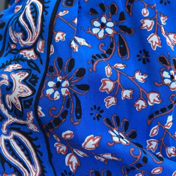 J Crew boho Silk Floral Print Dress NWT - Picture 7 of 10